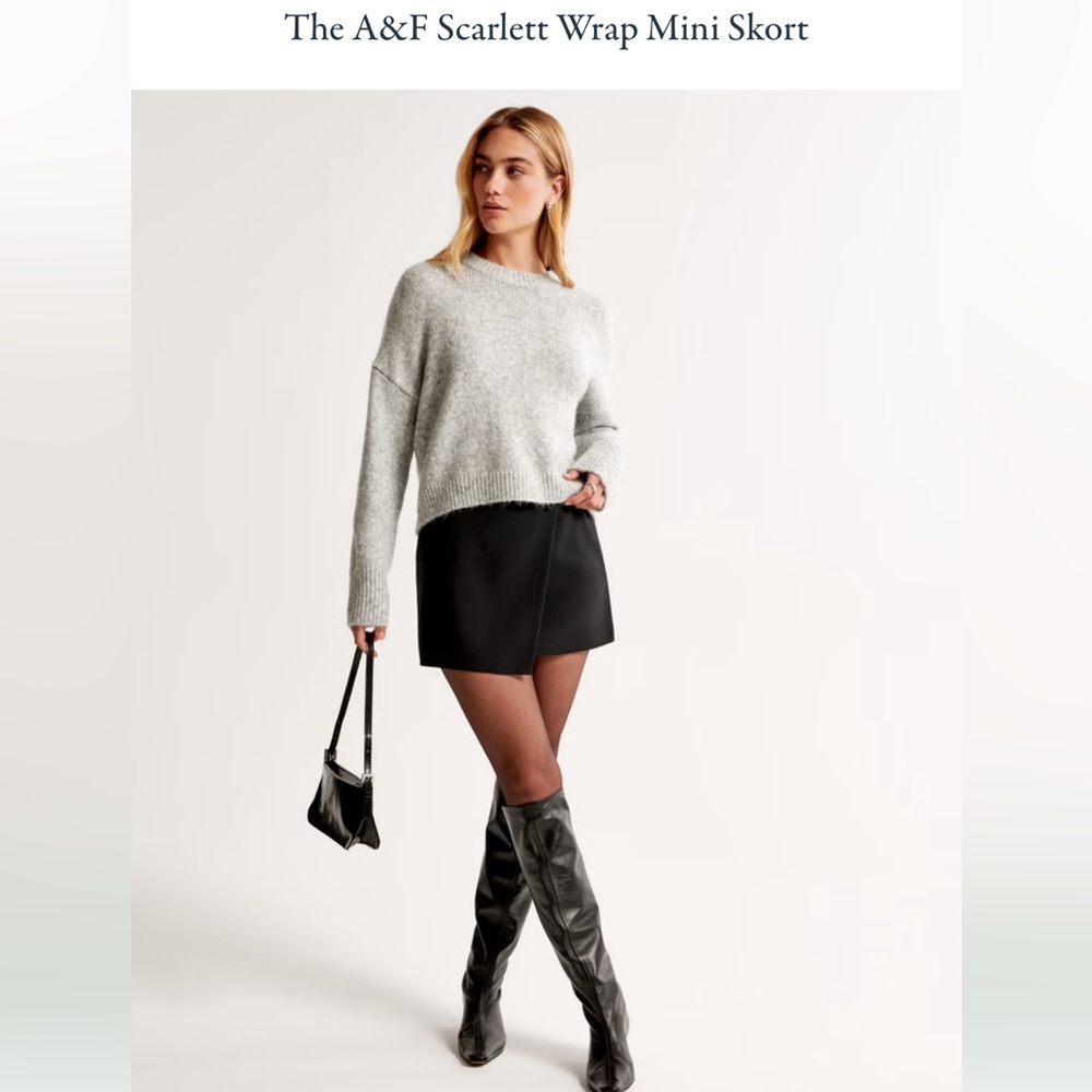 The A&F Scarlett Wrap Mini Skort